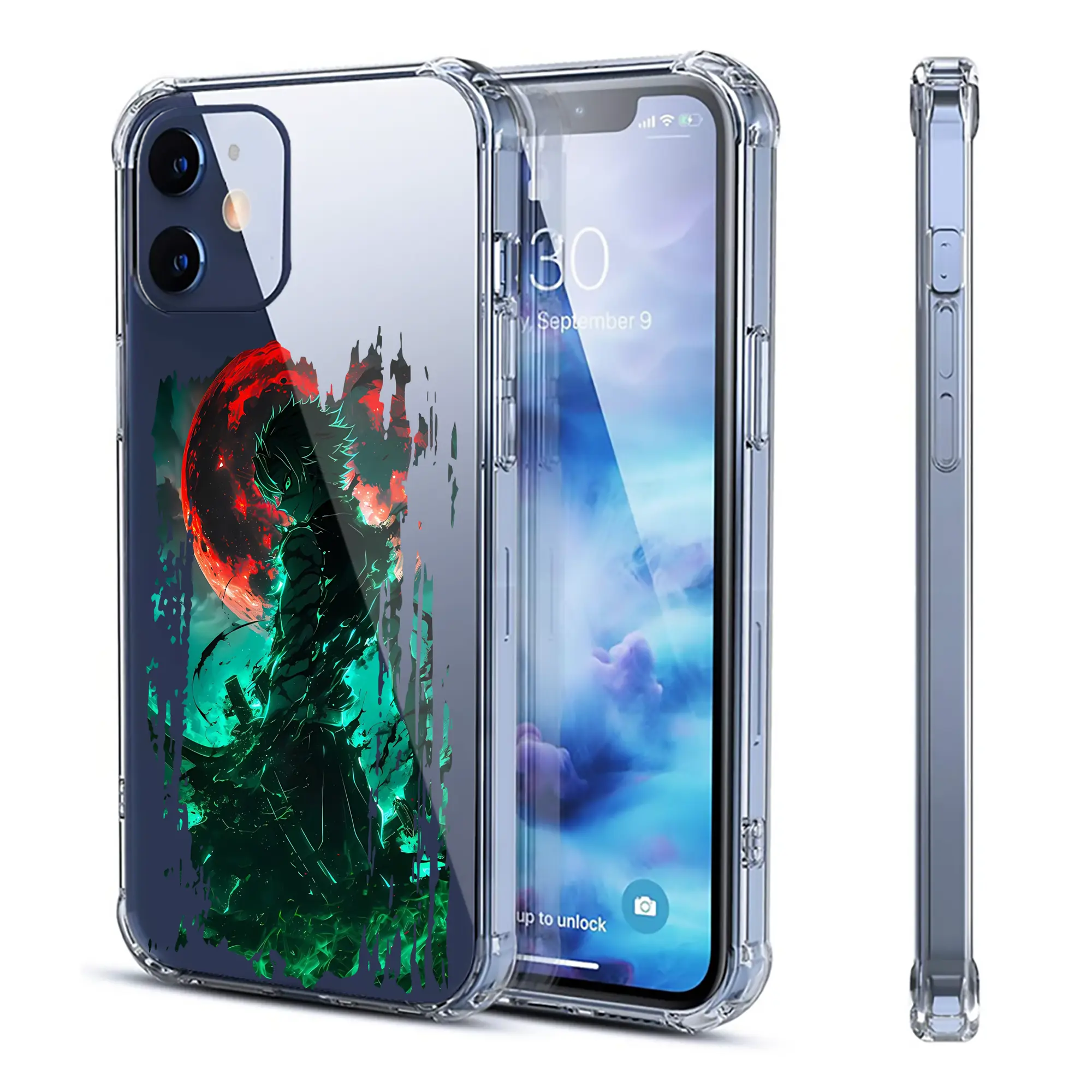 鬼滅の刃 グッズ,不死川 実弥 - IPhone 12シリーズ対応 ・ 透明スマホケース ・ クリアソフトケース ・ TPU素材 ・ 耐衝撃 ・ 高密着 ・ 防汚 防指紋 ・ 簡単着脱